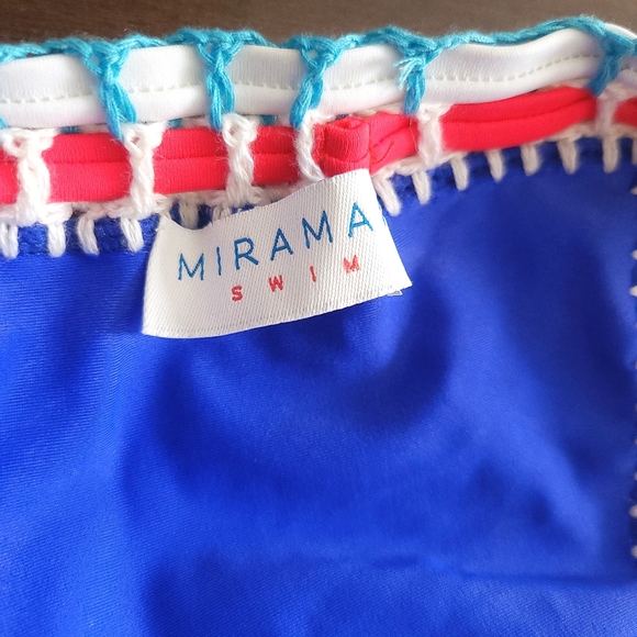 Miramar Banyan Swim Crochet Dopamine Vibrant Handmade Swimsuit Bikini Set - Picture 3 of 16